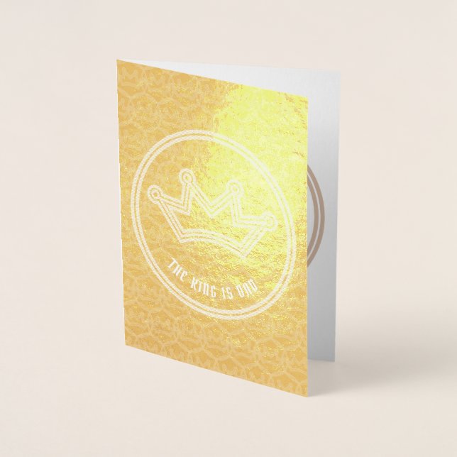 King Dad Foil Card (Front)