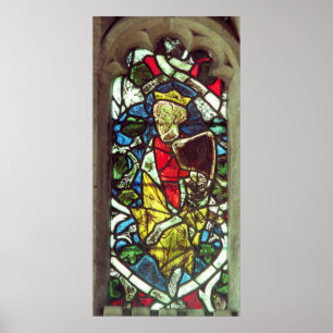King David, 14th century Poster