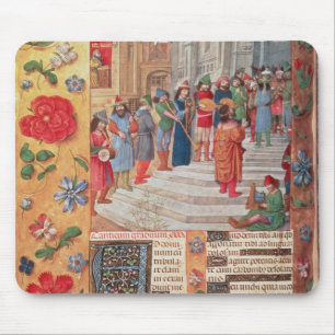 King David and Musicians, from the Breviary Mouse Pad