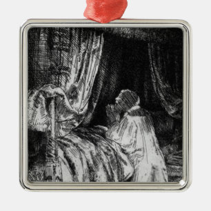 King David at prayer, 1652 Metal Ornament