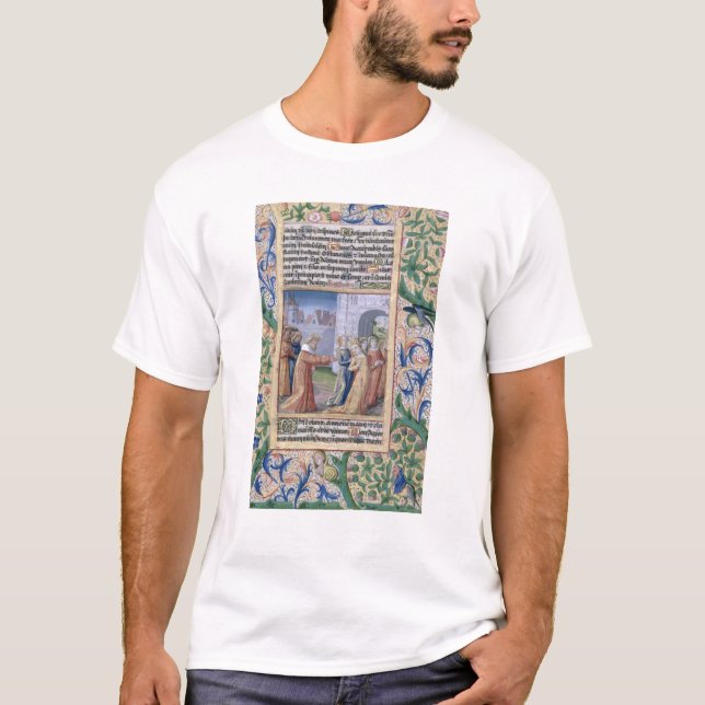 King David coveting Bathsheba T-Shirt (Front)