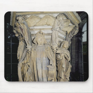 King David flanked by Moses and Jeremiah Mouse Pad