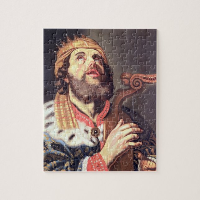 King David (panel) Jigsaw Puzzle (Vertical)