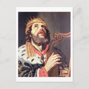 King David (panel) Postcard