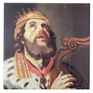 King David (panel) Tile