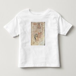 King David playing a psaltery from a psalter Toddler T-Shirt