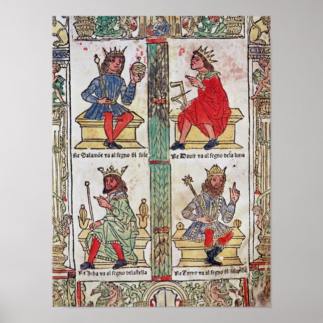 King David, Solomon, Luba and Turnis Poster (Front)