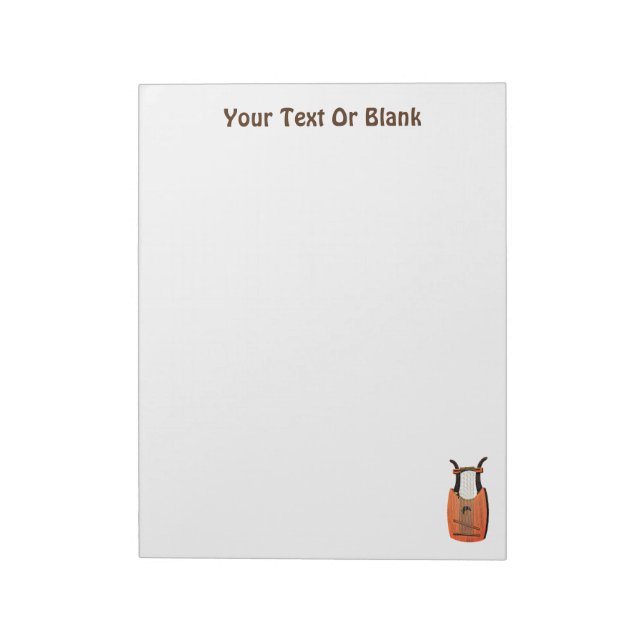 King David's Harp Notepad (Rotated)