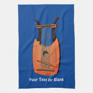 King David's Harp Tea Towel