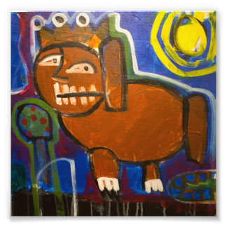 King Dog by Roberto & John Photo Print