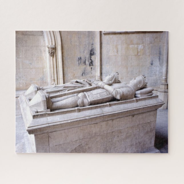 King Duarte & Queen Eleanor Batalha Tomb Portugal Jigsaw Puzzle (Horizontal)