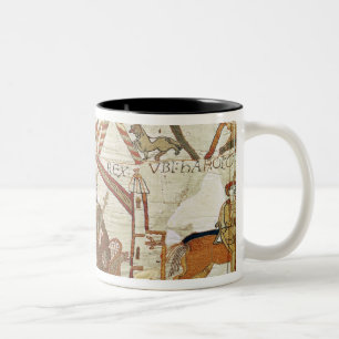 King Edward giving his instructions to Earl Two-Tone Coffee Mug