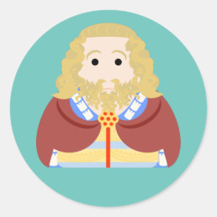 King Edward II of England Classic Round Sticker