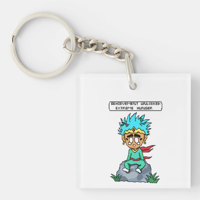 King Eric’s Jungle Breakdown – Pixel Art Key Ring (Front)