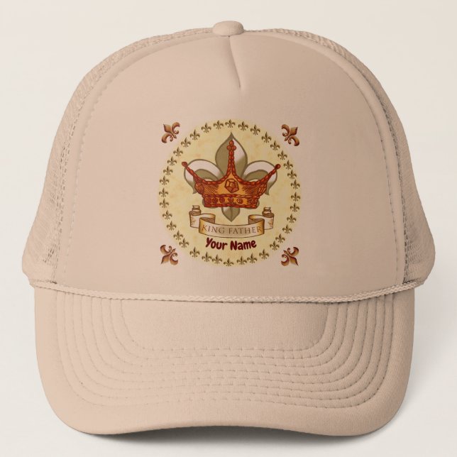 King Father Banner Crown  hat (Front)