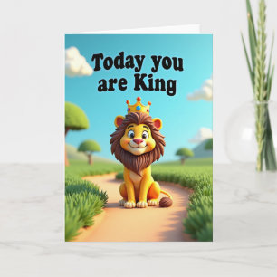 King Fathers Day Art Card