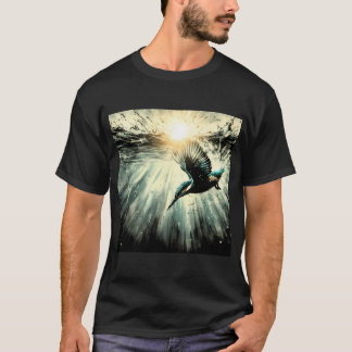 King Fisher, Ai Generated Art T-Shirt