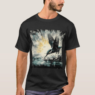King Fisher, Ai Generated Art T-Shirt