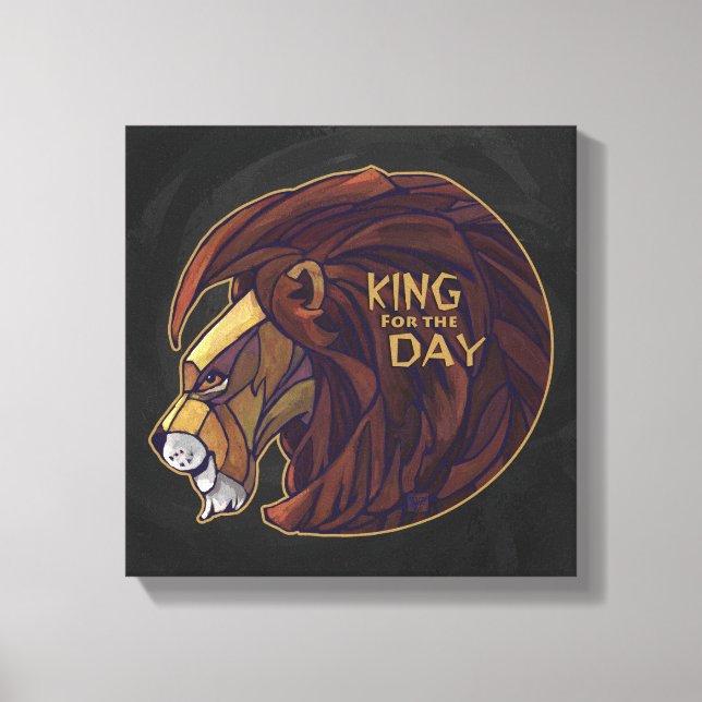 King for the Day Canvas Print (Front)