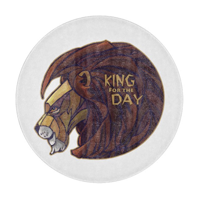 King for the Day Cutting Board (Front)