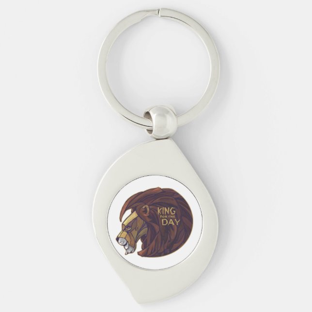 King for the Day Key Ring (Front)