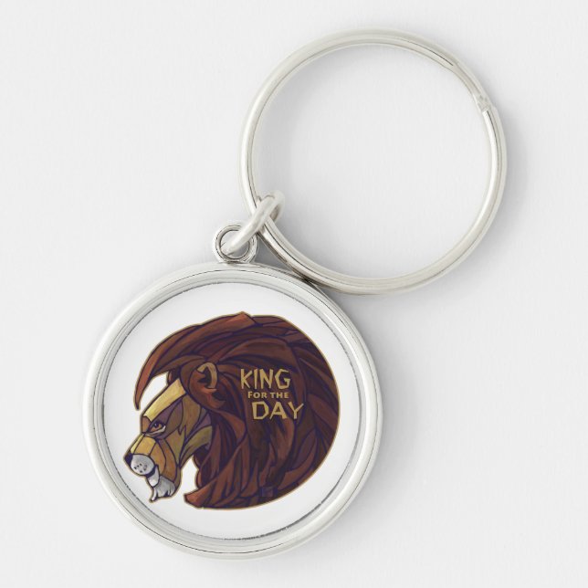 King for the Day Key Ring (Front)