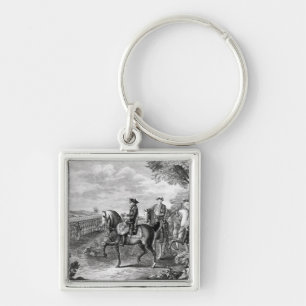 King Frederick II of Prussia  reviewing the Key Ring