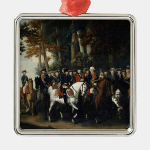 King Frederick II's return from Preussen von Metal Ornament