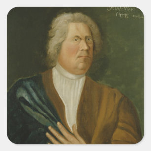 King Frederick William I of Prussia, 1737 Square Sticker