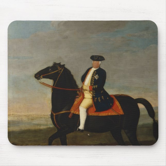King Frederick William I on Horseback Mouse Pad (Front)