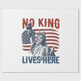 King Free Since 1776 No Kings In America Wrapping Paper