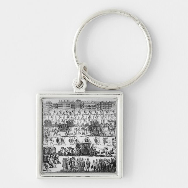 King George I procession to St. James's Palace Key Ring (Front)