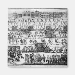 King George I procession to St. James's Palace Magnet