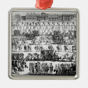 King George I procession to St. James's Palace Metal Tree Decoration