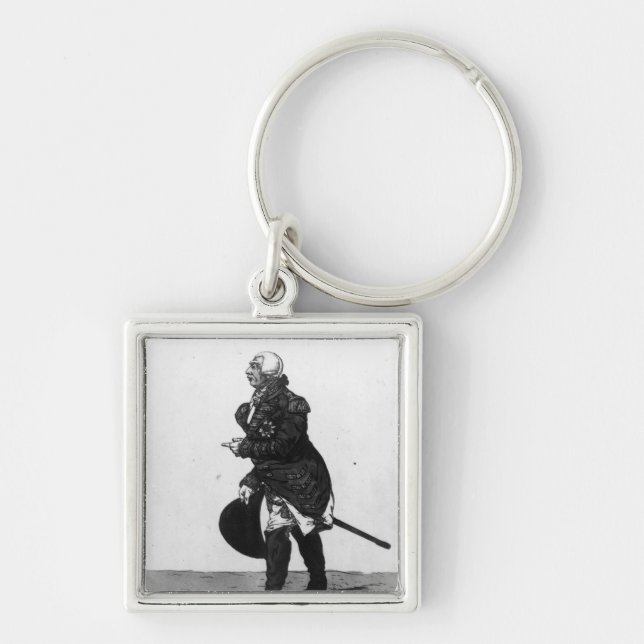 King George III, aged 72, 1810 Key Ring (Front)