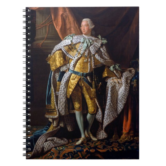 King George III by Allan Ramsay 1762 Notebook (Front)