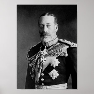 King George Portrait - 1923 Poster