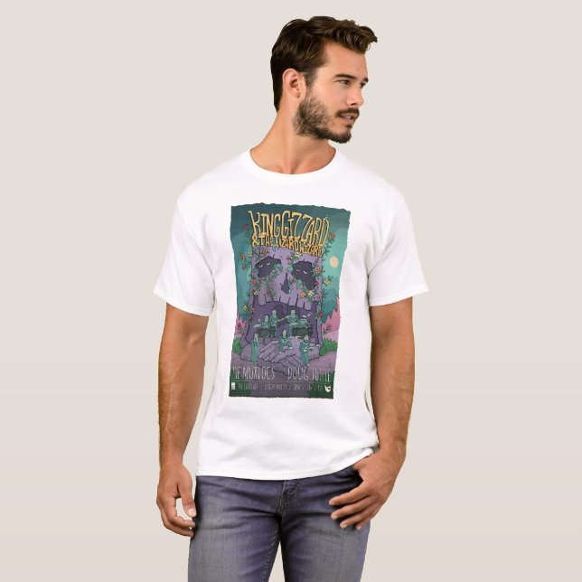 King Gizzard and the lizard wizard gig poster T-Shirt (Front Full)