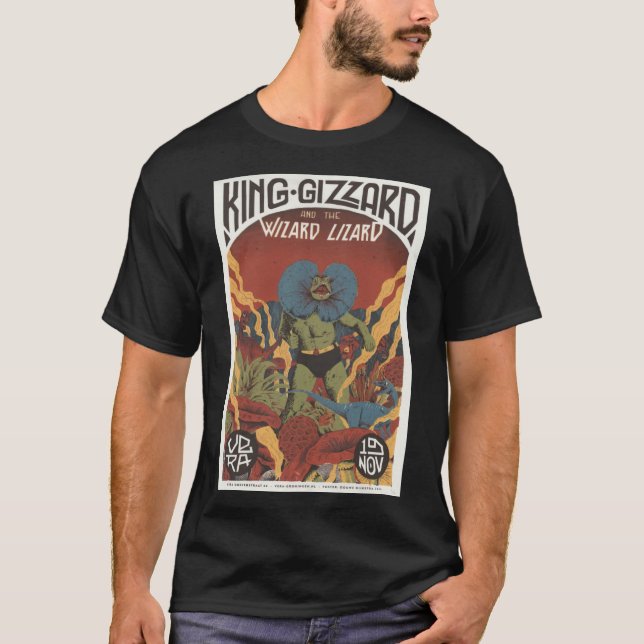 King Gizzard and the Lizard Wizard tour poster Cla T-Shirt (Front)