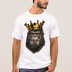 King Gorilla Crown T-Shirt – Strong Urban Style