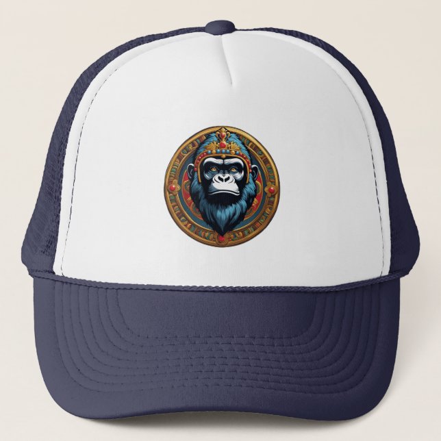 King Gorilla Trucker Hat (Front)