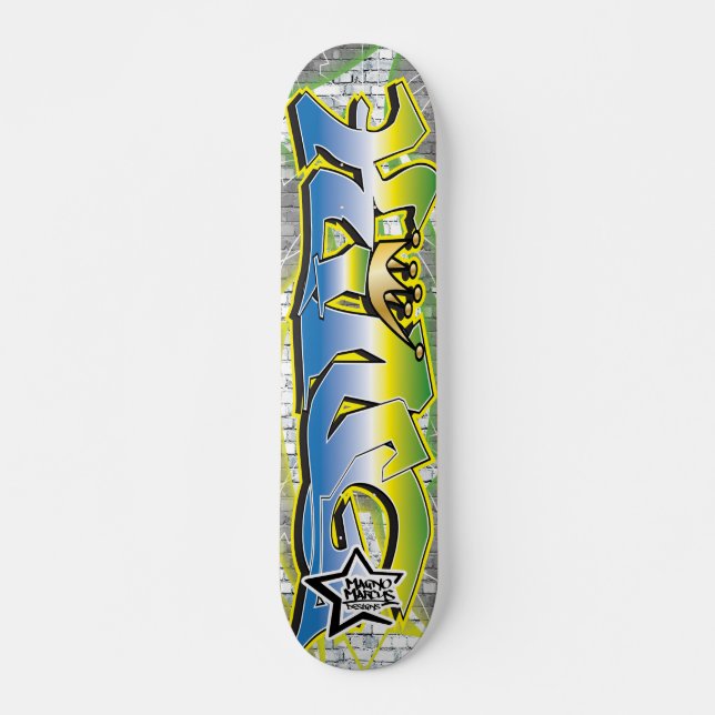 King Graffiti Skateboard (Front)