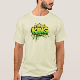 KING Graffiti Streetwear Urban Typography Design T-Shirt