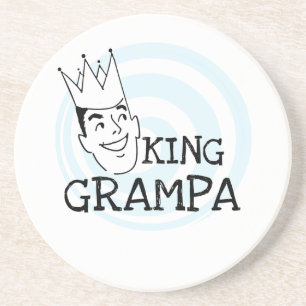 King Grampa T-shirts and Gifts Coaster