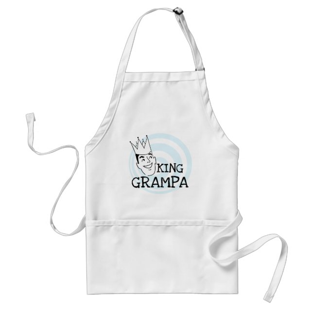 King Grampa T-shirts and Gifts Standard Apron (Front)