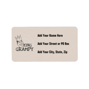 King Grampy Tshirts and Gifts Label