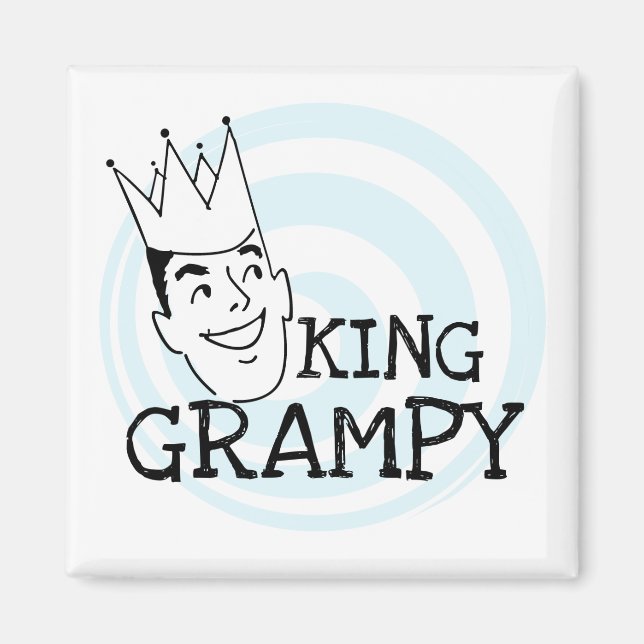 King Grampy Tshirts and Gifts Magnet (Front)
