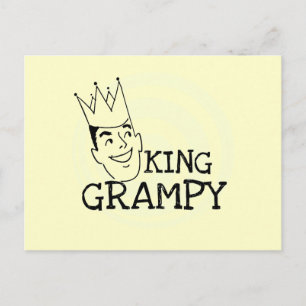 King Grampy Tshirts and Gifts Postcard