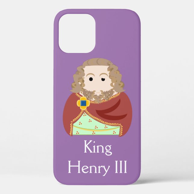 King Henry III of England Case-Mate iPhone Case (Back)