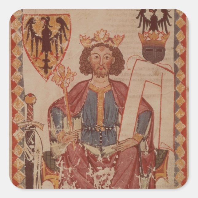 King Henry, illustration from the Manasse Square Sticker (Front)